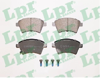 Jeu de 4 plaquettes de frein avant LPR 05P1245 - OtoParts.ma