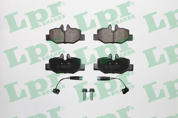 Jeu de 4 plaquettes de frein arrière LPR 05P1246 - OtoParts.ma