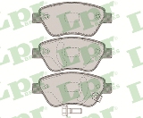Jeu de 4 plaquettes de frein avant LPR 05P1247 - OtoParts.ma