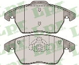 Jeu de 4 plaquettes de frein avant LPR 05P1248 - OtoParts.ma
