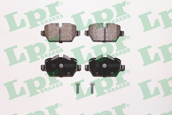 Jeu de 4 plaquettes de frein arrière LPR 05P1249 - OtoParts.ma