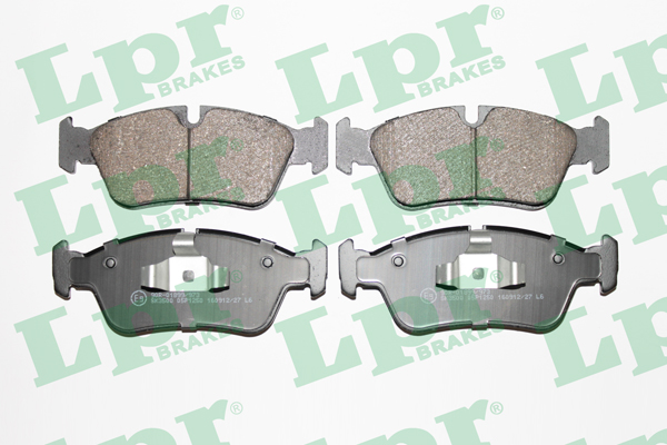 Jeu de 4 plaquettes de frein arrière LPR 05P1250 - OtoParts.ma