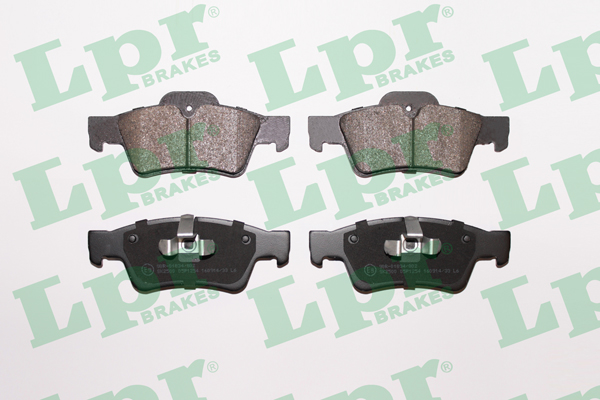 Jeu de 4 plaquettes de frein arrière LPR 05P1254 - OtoParts.ma