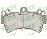 Jeu de 4 plaquettes de frein avant LPR 05P1257 - OtoParts.ma