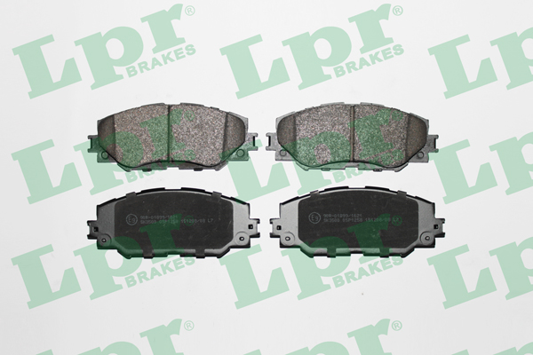 Jeu de 4 plaquettes de frein avant LPR 05P1258 - OtoParts.ma