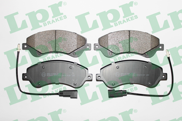 Jeu de 4 plaquettes de frein avant LPR 05P1259 - OtoParts.ma