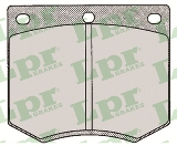 Jeu de 4 plaquettes de frein avant LPR 05P126 - OtoParts.ma