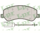 Jeu de 4 plaquettes de frein avant LPR 05P1260 - OtoParts.ma