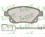 Jeu de 4 plaquettes de frein arrière LPR 05P1261 - OtoParts.ma