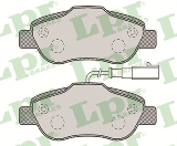 Jeu de 4 plaquettes de frein avant LPR 05P1263 - OtoParts.ma