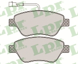 Jeu de 4 plaquettes de frein avant LPR 05P1264 - OtoParts.ma