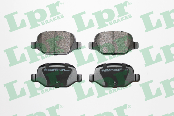 Jeu de 4 plaquettes de frein arrière LPR 05P1265 - OtoParts.ma