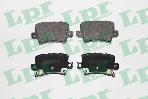 Jeu de 4 plaquettes de frein arrière LPR 05P1273 - OtoParts.ma
