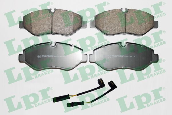 Jeu de 4 plaquettes de frein avant LPR 05P1275A - OtoParts.ma