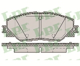 Jeu de 4 plaquettes de frein avant LPR 05P1282 - OtoParts.ma