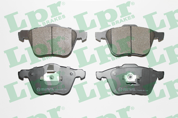 Jeu de 4 plaquettes de frein avant LPR 05P1286 - OtoParts.ma