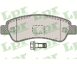 Jeu de 4 plaquettes de frein arrière LPR 05P1289 - OtoParts.ma
