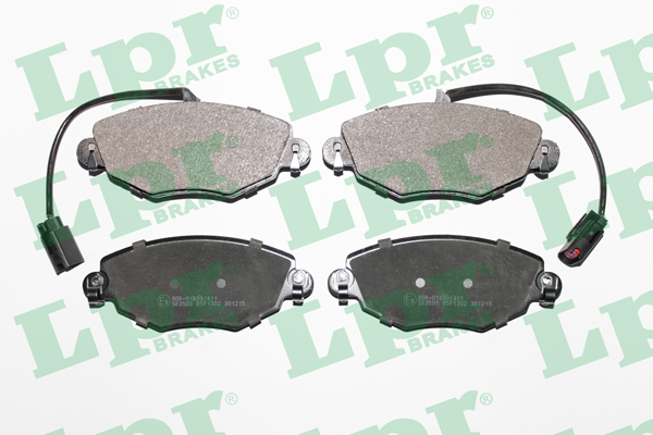 Jeu de 4 plaquettes de frein avant LPR 05P1302 - OtoParts.ma