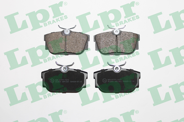 Jeu de 4 plaquettes de frein arrière LPR 05P1303 - OtoParts.ma