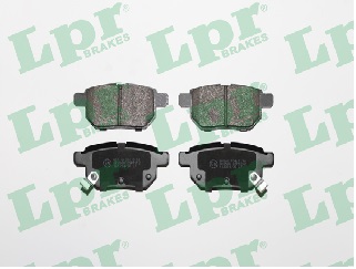 Jeu de 4 plaquettes de frein arrière LPR 05P1312 - OtoParts.ma
