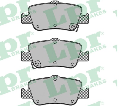 Jeu de 4 plaquettes de frein arrière LPR 05P1315 - OtoParts.ma