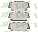 Jeu de 4 plaquettes de frein avant LPR 05P1317 - OtoParts.ma