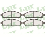 Jeu de 4 plaquettes de frein avant LPR 05P1319 - OtoParts.ma