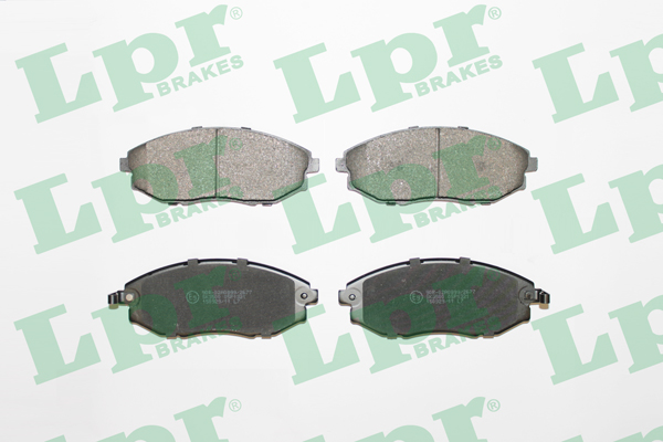 Jeu de 4 plaquettes de frein avant LPR 05P1321 - OtoParts.ma