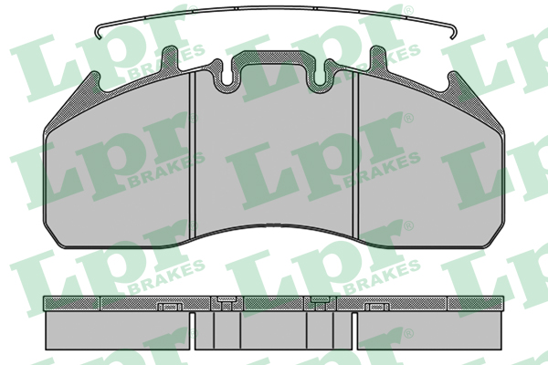Jeu de 4 plaquettes de frein avant LPR 05P1325 - OtoParts.ma