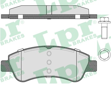 Jeu de 4 plaquettes de frein avant LPR 05P1327 - OtoParts.ma