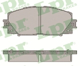 Jeu de 4 plaquettes de frein avant LPR 05P1333 - OtoParts.ma