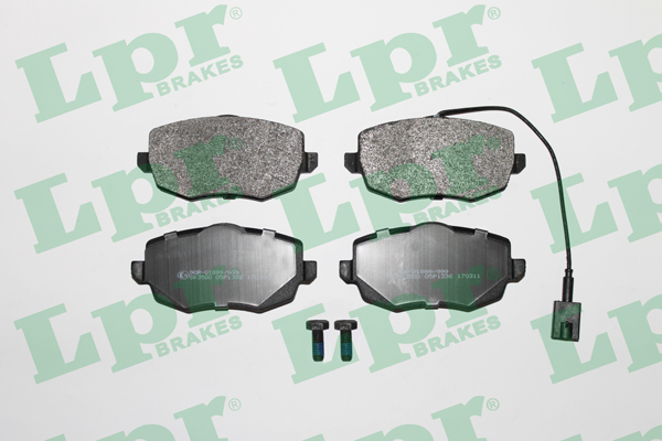 Jeu de 4 plaquettes de frein avant LPR 05P1336 - OtoParts.ma