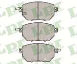 Jeu de 4 plaquettes de frein avant LPR 05P1342 - OtoParts.ma