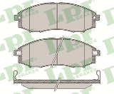 Jeu de 4 plaquettes de frein avant LPR 05P1343 - OtoParts.ma
