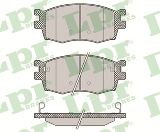 Jeu de 4 plaquettes de frein avant LPR 05P1345 - OtoParts.ma