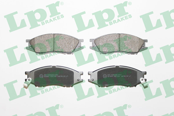 Jeu de 4 plaquettes de frein LPR 05P1346