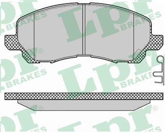 Jeu de 4 plaquettes de frein avant LPR 05P1347 - OtoParts.ma