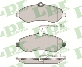 Jeu de 4 plaquettes de frein avant LPR 05P1348 - OtoParts.ma