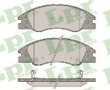 Jeu de 4 plaquettes de frein avant LPR 05P1349 - OtoParts.ma