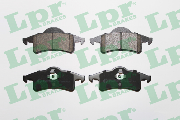 Jeu de 4 plaquettes de frein arrière LPR 05P1354 - OtoParts.ma