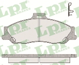 Jeu de 4 plaquettes de frein avant LPR 05P1355 - OtoParts.ma