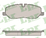 Jeu de 4 plaquettes de frein avant LPR 05P1360 - OtoParts.ma