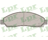 Jeu de 4 plaquettes de frein avant LPR 05P1372 - OtoParts.ma