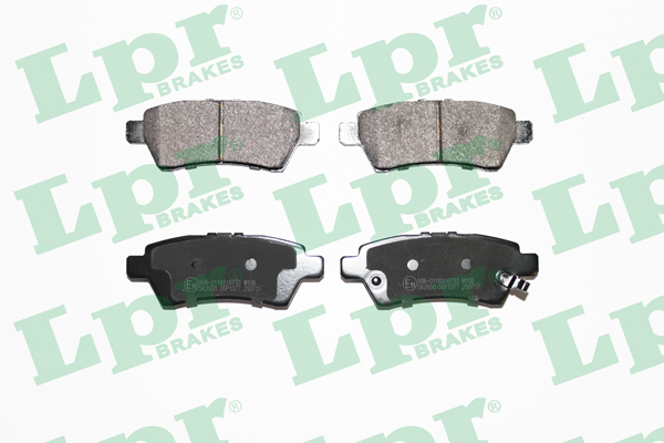Jeu de 4 plaquettes de frein arrière LPR 05P1377 - OtoParts.ma