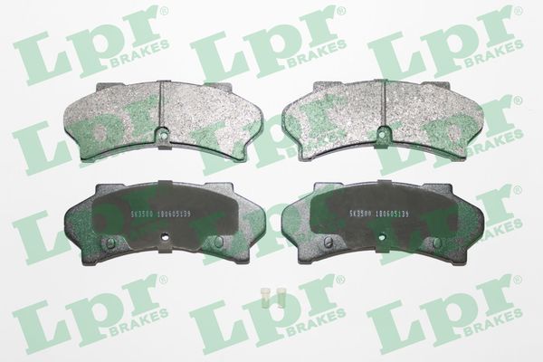 Jeu de 4 plaquettes de frein avant LPR 05P139 - OtoParts.ma