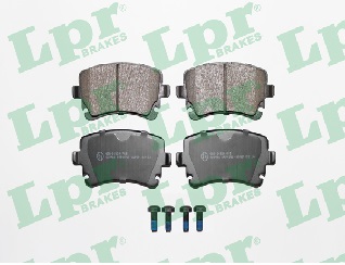 Jeu de 4 plaquettes de frein arrière LPR 05P1398 - OtoParts.ma