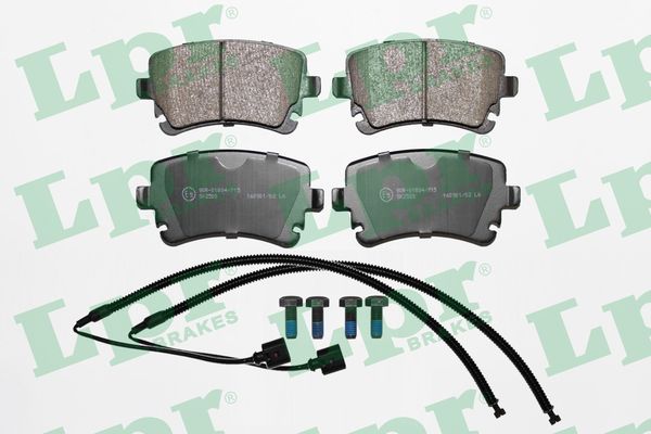 Jeu de 4 plaquettes de frein arrière LPR 05P1398A - OtoParts.ma