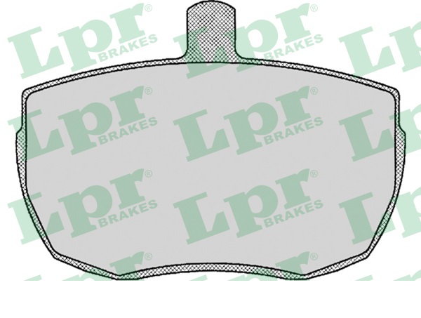 Jeu de 4 plaquettes de frein avant LPR 05P140 - OtoParts.ma