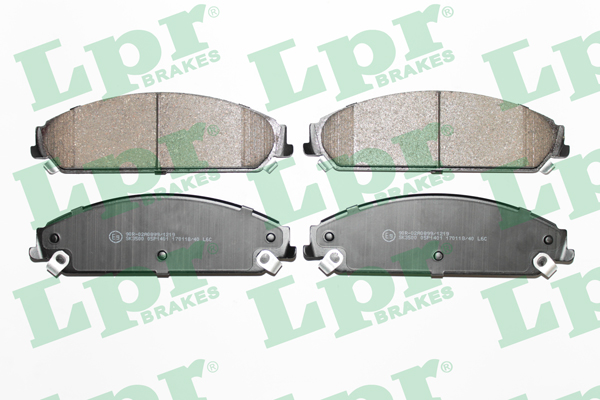 Jeu de 4 plaquettes de frein avant LPR 05P1401 - OtoParts.ma