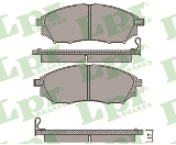 Jeu de 4 plaquettes de frein avant LPR 05P1406 - OtoParts.ma